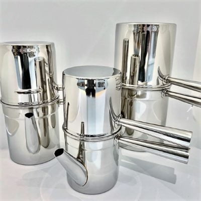 Stainless steel 18/10 Neapolitan Coffee maker 1-2 Cups Ilsa