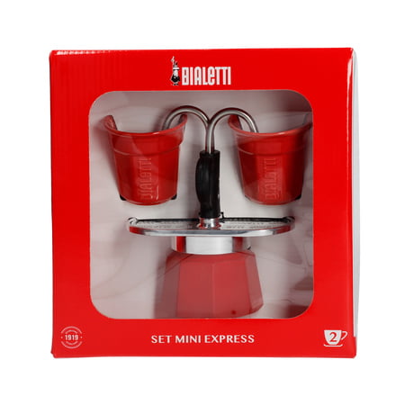 Bialetti Set Mini Express – Red – Caffe Bianchi