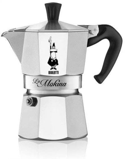 Bialetti x Dolce&Gabbana 2 Cup Moka Pot With Porcelain Cups And Golden  Stirrers